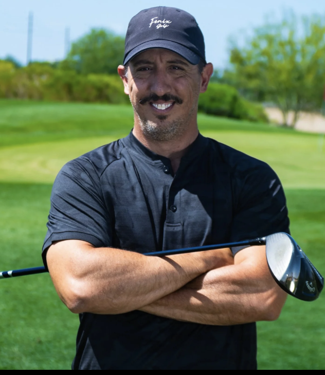 Joe DiChiara, founder of Combine Golf, on the course